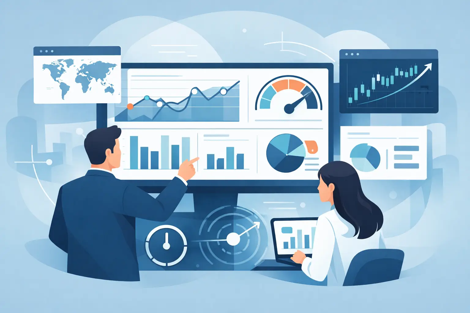 Dashboards gerenciais em tempo real na prática